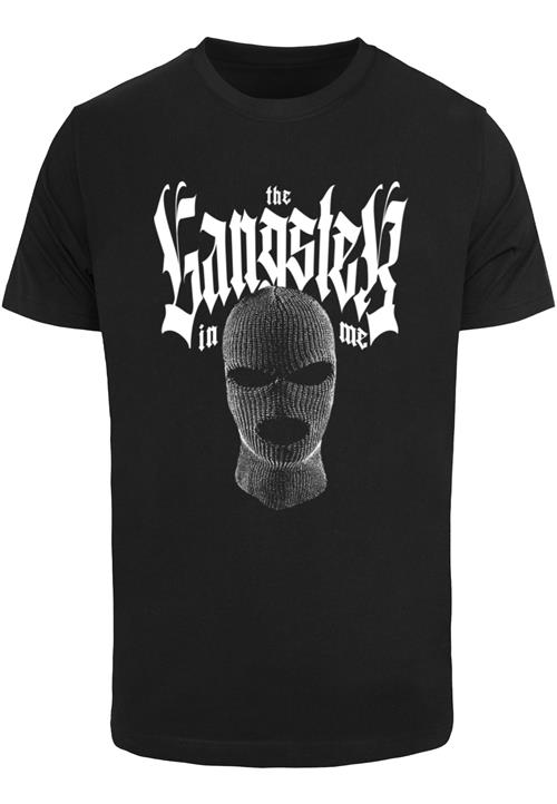 Se Mister Tee Bluser & t-shirts 'The Gangster In Me Tee'  sort / hvid ved About You