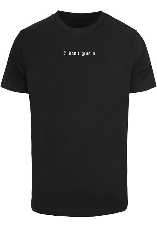 Mister Tee Bluser & t-shirts 'I Don't Give A'  sort / hvid