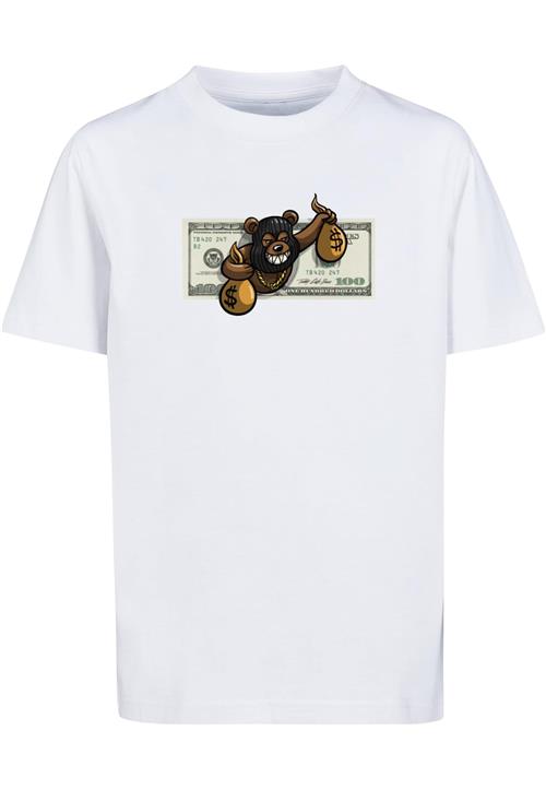 Mister Tee Shirts 'Money Bear'  brun / pueblo / sort / hvid