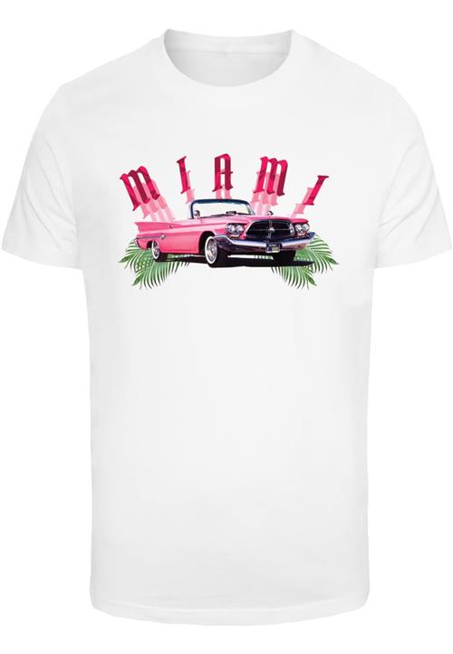 Mister Tee Bluser & t-shirts 'Miami Car'  grøn / rubinrød / sort / hvid