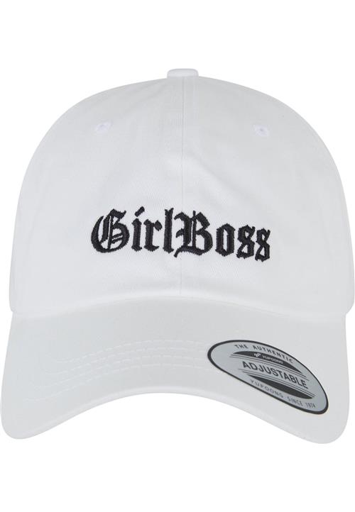 Mister Tee Hætte 'Girl Boss'  sort / sølv / hvid