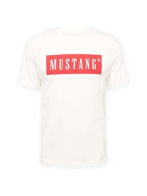 MUSTANG Bluser & t-shirts 'Austin'  creme / rød