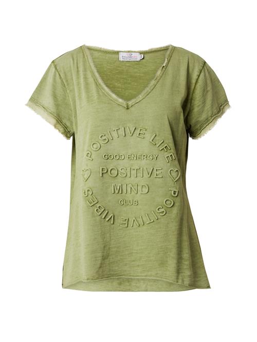 Zwillingsherz Shirts 'Positive Mind'  grøn