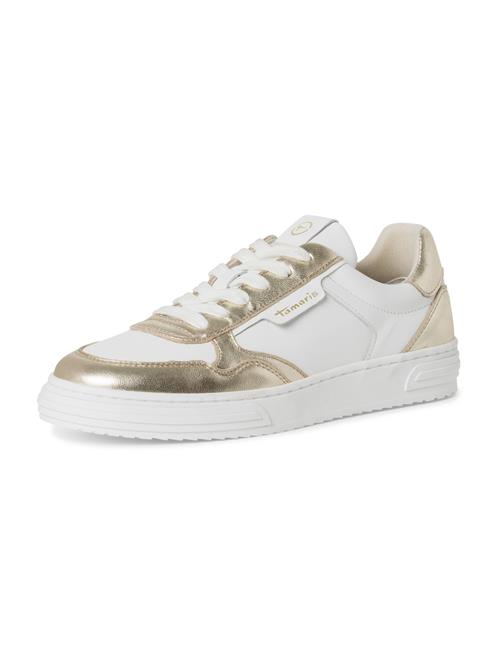 Se Tamaris Sneaker low  guld / hvid ved About You