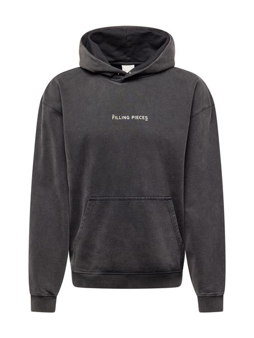 Filling Pieces Sweatshirt 'Handshake'  lysegrå / sort / hvid