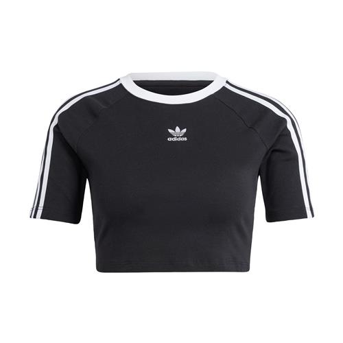 ADIDAS ORIGINALS Shirts '3-Streifen'  sort / hvid