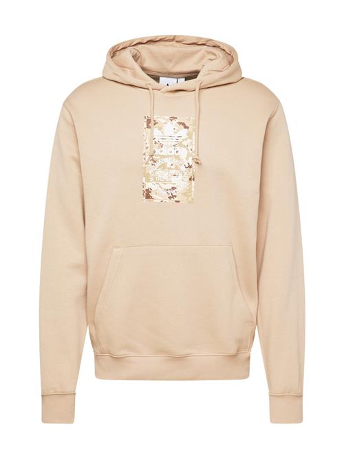 Se ADIDAS ORIGINALS Sweatshirt  beige / brun / oliven / hvid ved About You