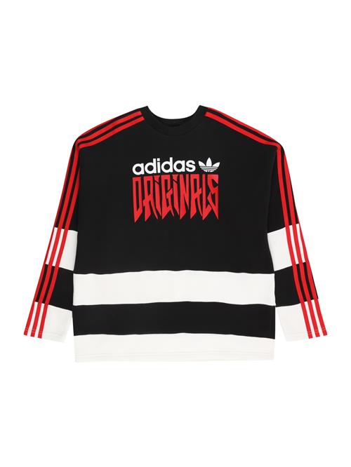 ADIDAS ORIGINALS Sweatshirt  blodrød / sort / hvid