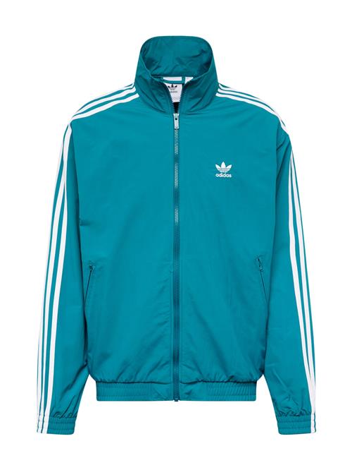 ADIDAS ORIGINALS Sweatshirt 'Adicolor Firebird'  turkis / hvid