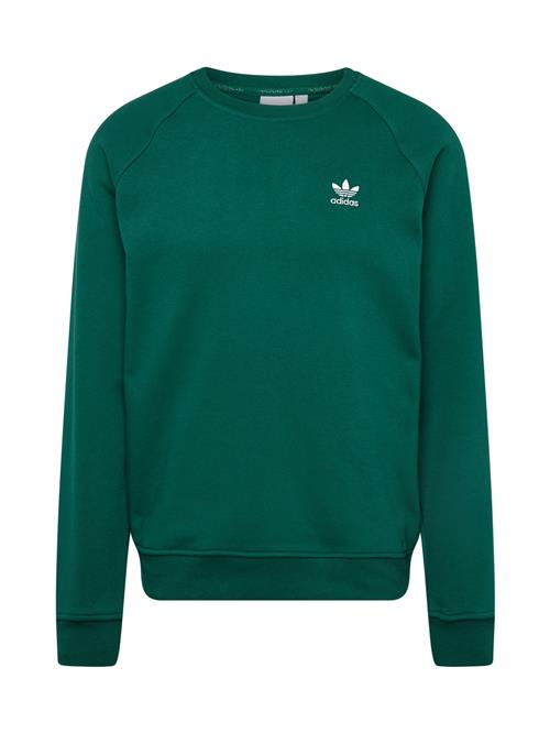 ADIDAS ORIGINALS Sweatshirt 'Trefoil Essentials'  smaragd / hvid