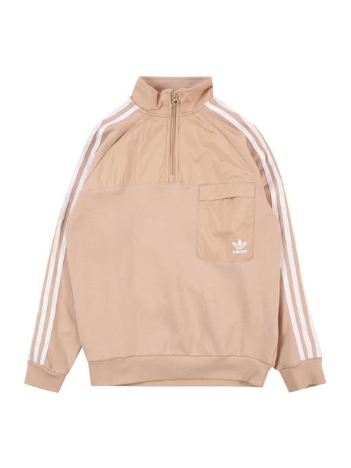 ADIDAS ORIGINALS Sweatshirt 'Trefoil'  beige / hvid