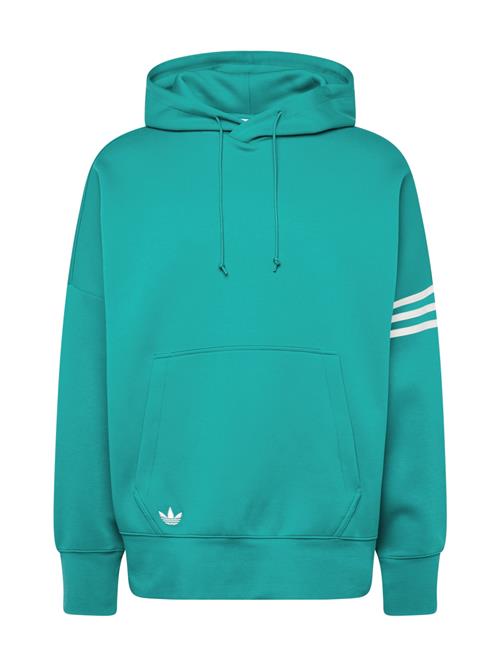 Se ADIDAS ORIGINALS Sweatshirt  smaragd / hvid ved About You