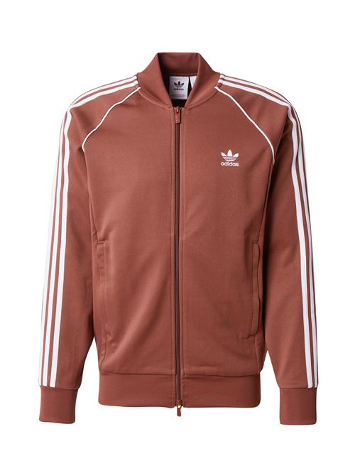 ADIDAS ORIGINALS Sportsweatshirt 'Adicolor Classics SST'  brun / hvid