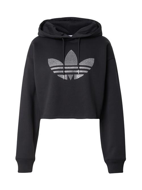 Se ADIDAS ORIGINALS Sweatshirt  sort / sølv ved About You