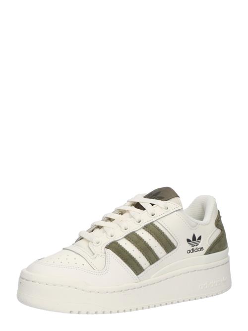 ADIDAS ORIGINALS Sneaker low 'FORUM'  oliven / hvid