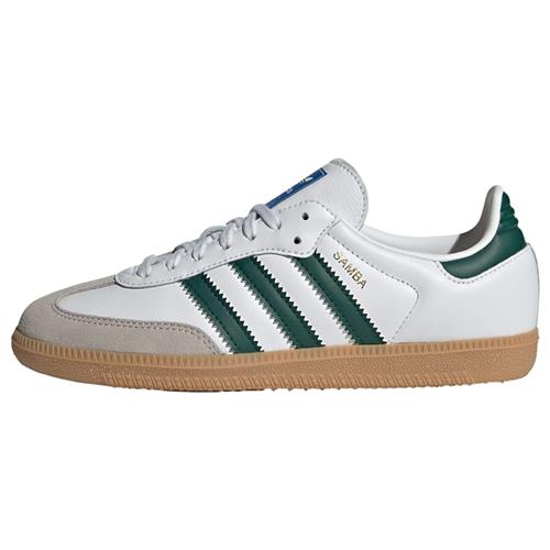 Se ADIDAS ORIGINALS Sneakers 'Samba'  beige / grå / mørkegrøn / hvid ved About You