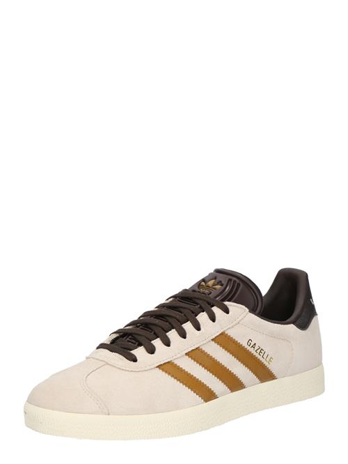 Se ADIDAS ORIGINALS Sneaker low 'GAZELLE MLS'  karamel / mørkebrun / uldhvid ved About You