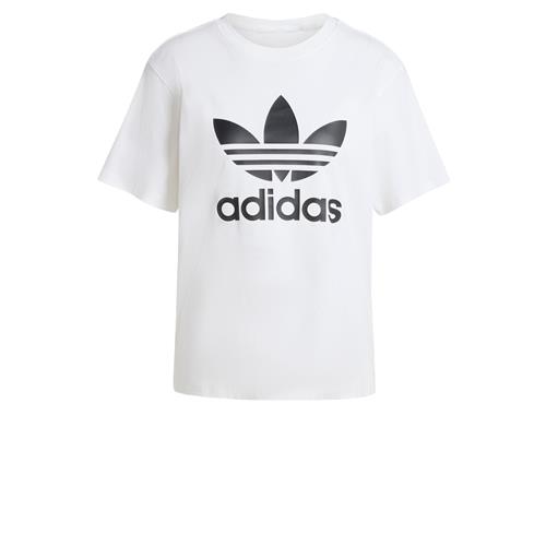 Se ADIDAS ORIGINALS Shirts 'Trefoil'  sort / hvid ved About You