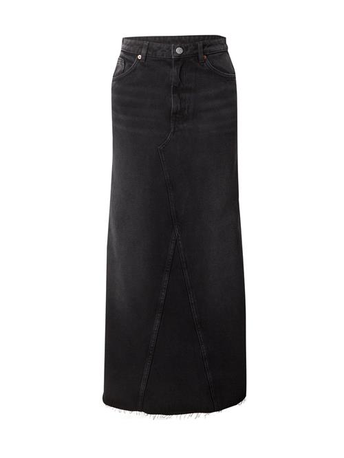 Monki Nederdel  black denim