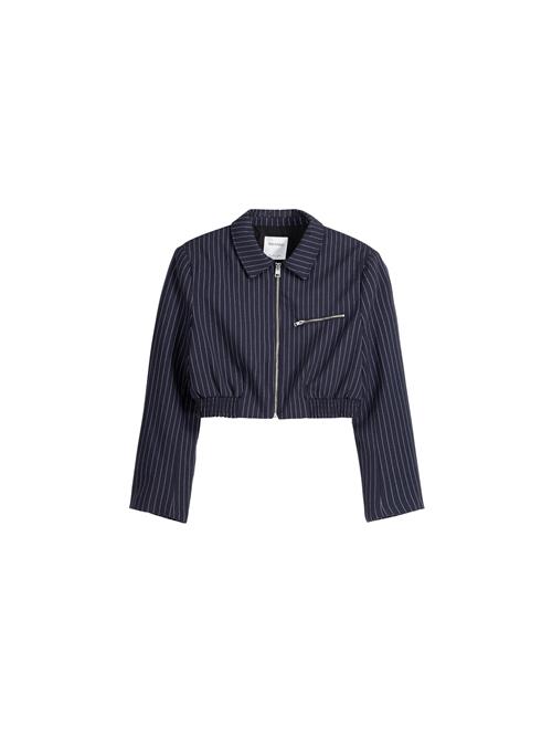 Bershka Blazer  navy / hvid