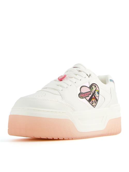 Se Bershka Sneaker low  blå / lyserød / sort / hvid ved About You