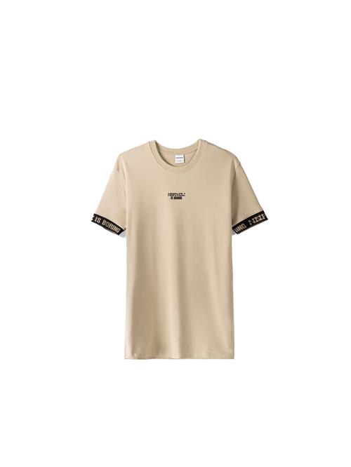 Bershka Bluser & t-shirts  beige / sort