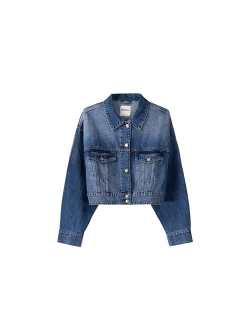 Bershka Overgangsjakke  blue denim