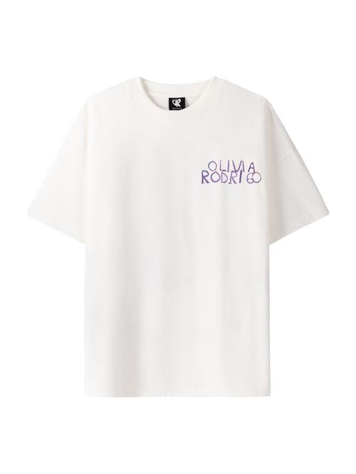 Se Bershka Shirts  mørkelilla / offwhite ved About You