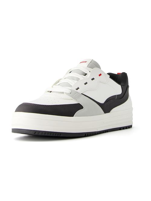 Bershka Sneaker low  grå / sort / hvid