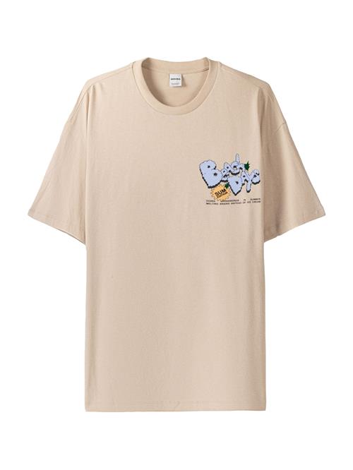 Bershka Bluser & t-shirts  beige / lyseblå / sort / hvid