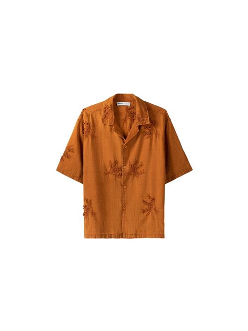 Bershka Skjorte  orange