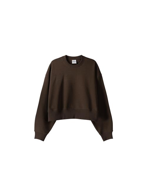 Bershka Sweatshirt  mørkebrun