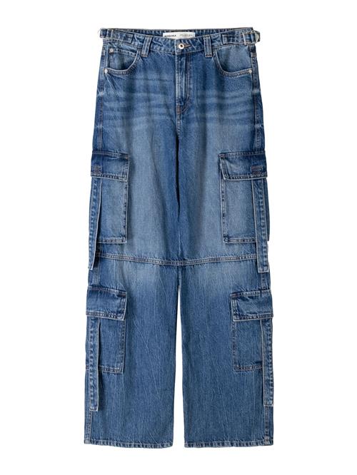 Bershka Cargojeans  blue denim