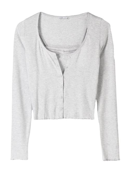 Se Bershka Cardigan  grå-meleret ved About You