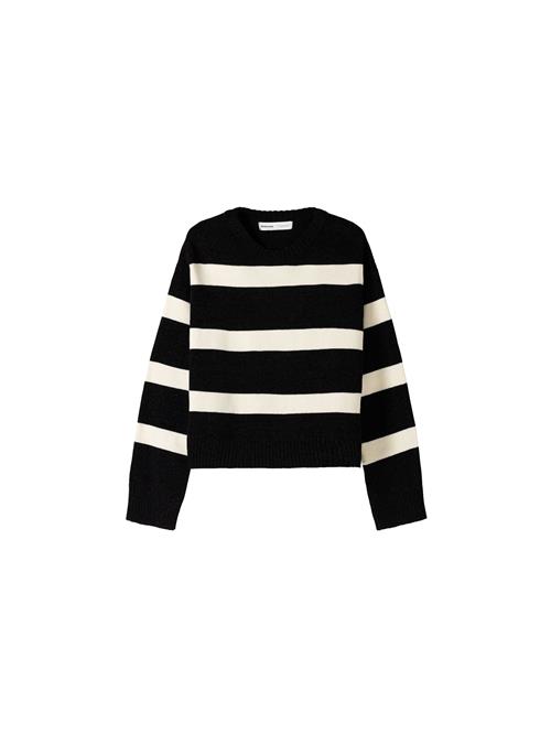 Se Bershka Pullover  sort / hvid ved About You