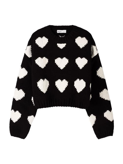 Se Bershka Pullover  sort / hvid ved About You