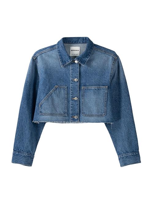 Bershka Overgangsjakke  blue denim