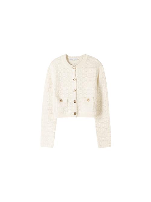 Se Bershka Cardigan  ecru ved About You