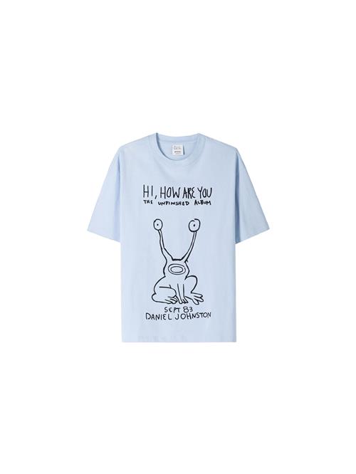 Bershka Bluser & t-shirts  lyseblå / sort