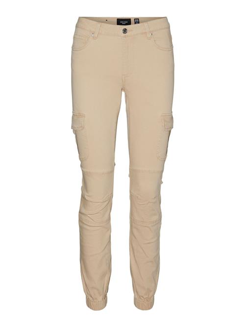 VERO MODA Cargojeans 'VMIvy'  sand