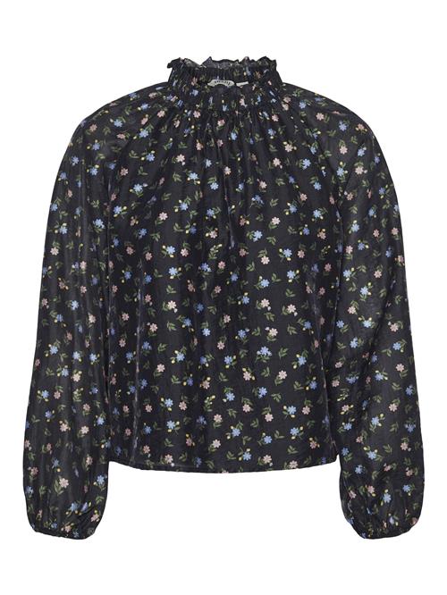 VERO MODA Bluse 'AGATHA'  blandingsfarvet / sort