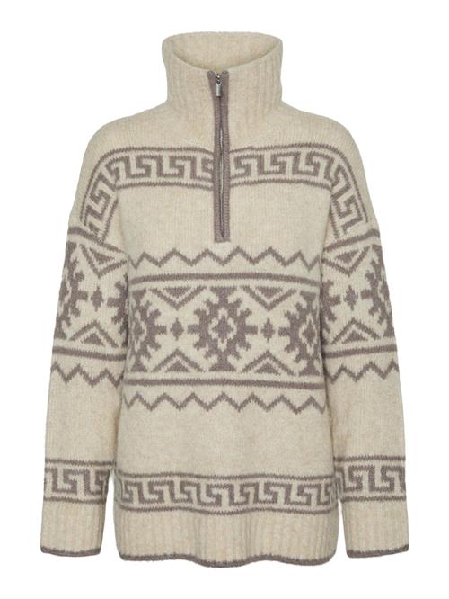 VERO MODA Pullover  beige / grå