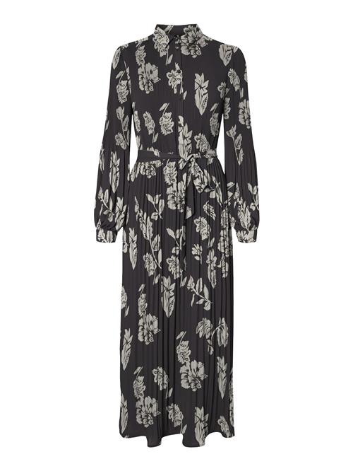 VERO MODA Blusekjole  beige / sort