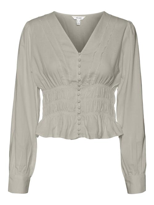 Se VERO MODA Bluse 'THEODORA'  stone ved About You