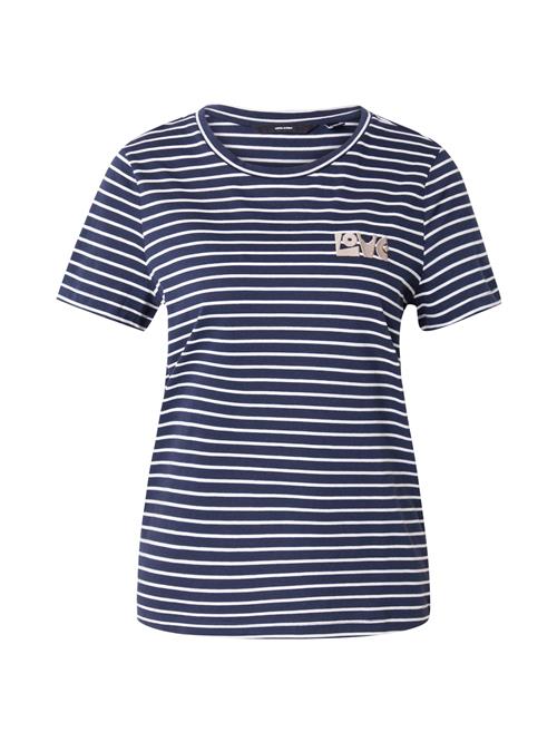 Se VERO MODA Shirts  navy / taupe / hvid ved About You