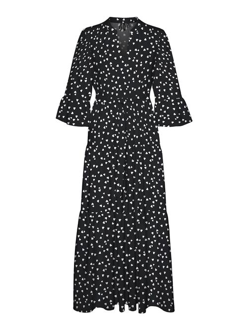 VERO MODA Blusekjole 'ZERA'  sort / hvid