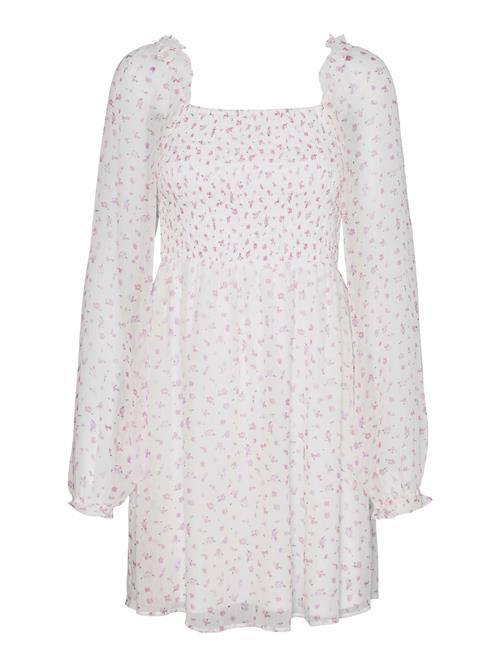 VERO MODA Kjole 'MILLA'  pink / hvid