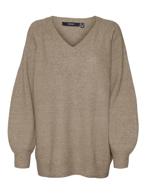 VERO MODA Pullover 'Leaf'  sand