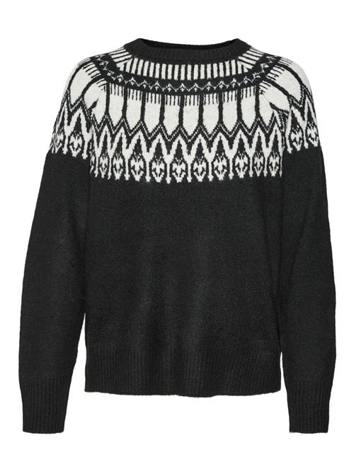 VERO MODA Pullover 'VMSimone'  sort / hvid