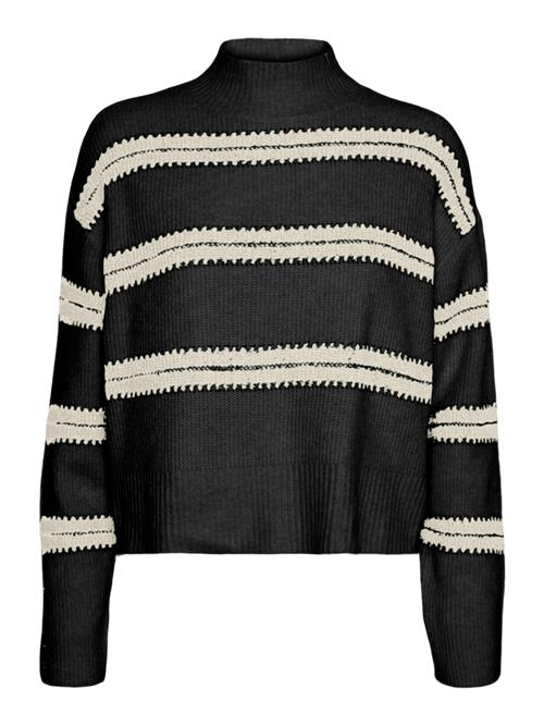 VERO MODA Pullover 'VMDazzle'  sort / offwhite